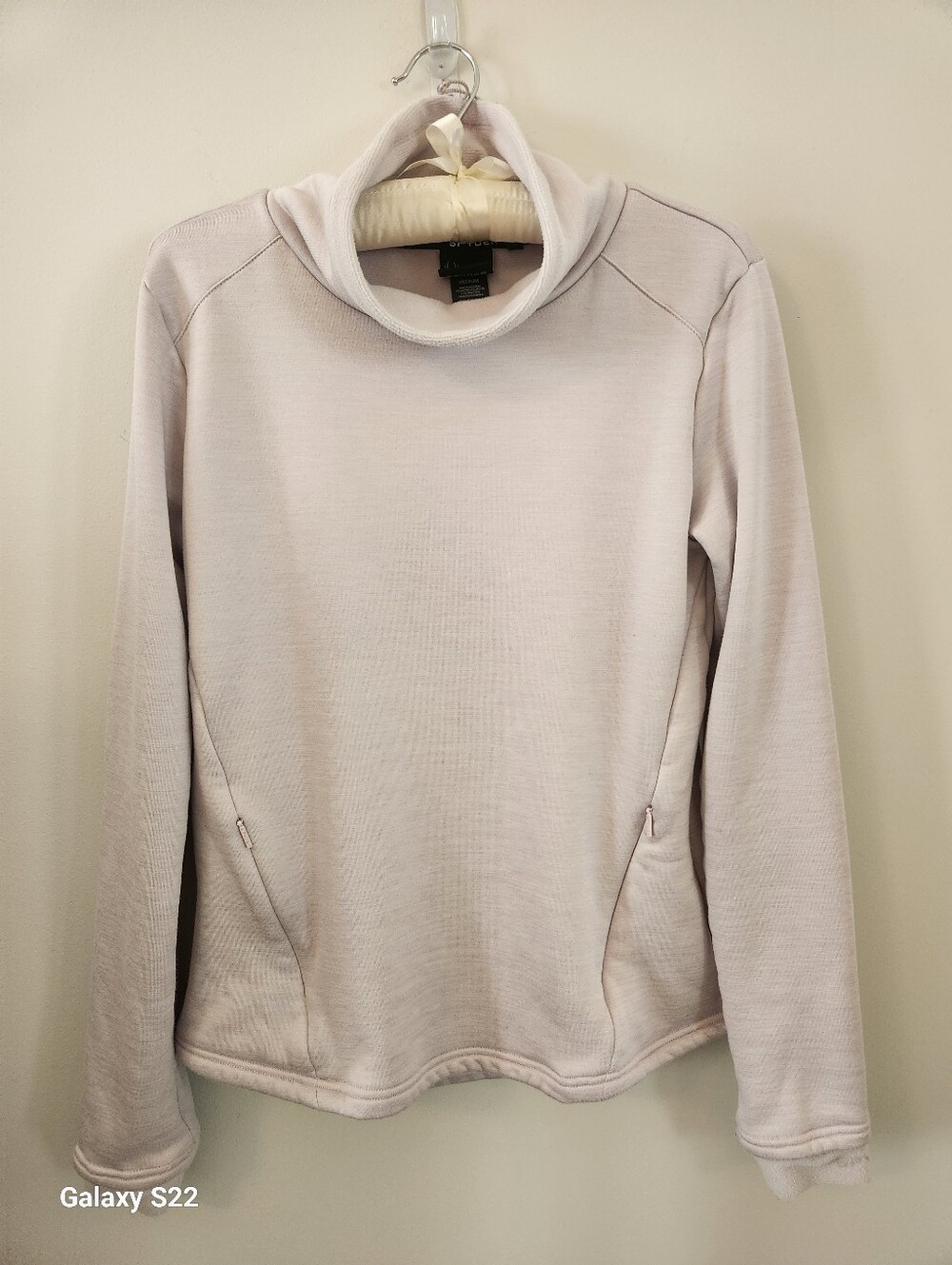 Spyder Women's Cowl Neck Pullover Sweater - Pale Lavender